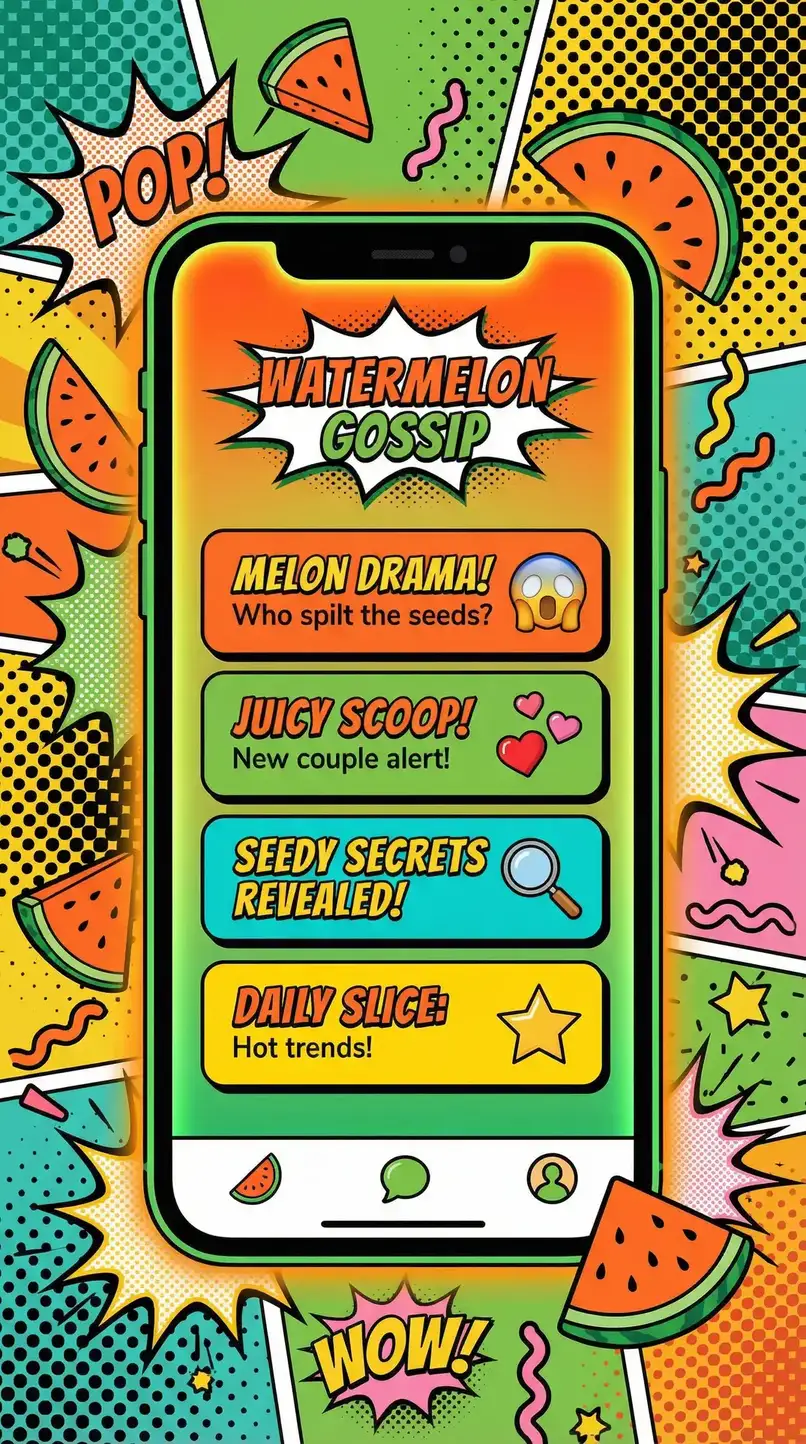 吃瓜网 APP手机界面展示